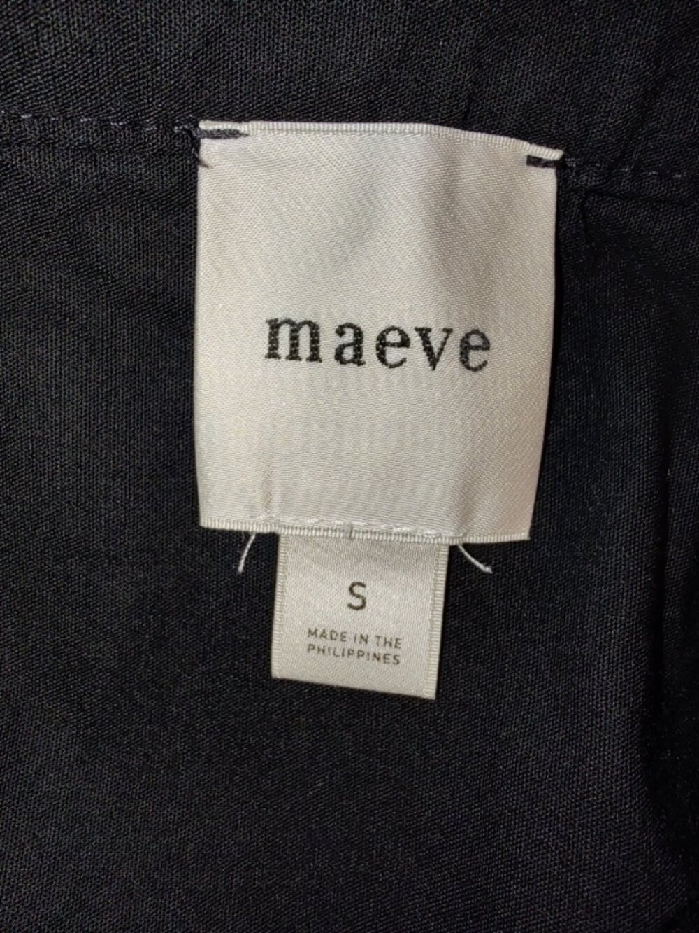 Women's Maeve by Anthropologie Black Pencil Skirt White Trim Size S See descrip - Picture 11 of 14